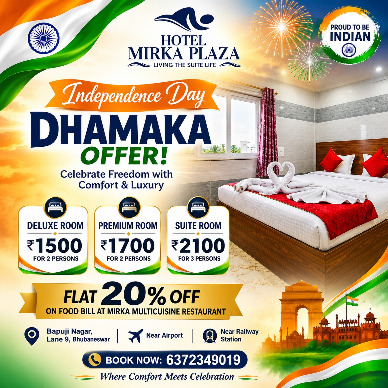 Hotel Mirka Plaza,3 star hotel in Bhubaneswar,3 star hotel in Bapuji Nagar,Best 3 star hotel Bhubaneswar,Affordable hotel in Bhubaneswar,Best hotels near Bhbaneshwar Airport,Best hotels near Bhbaneshwar Railway Station,hotels near me bhubaneswar,hotels near me bhubaneswar airport,hotels near me bhubaneswar railway station,3 star hotel near me bhubaneswar Odisha.